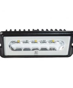 Marine Lighting Lumitec Capri2 - Flush Mount LED Flood Light - Black Housing - 2-Color White/Blue Dimming [101186]