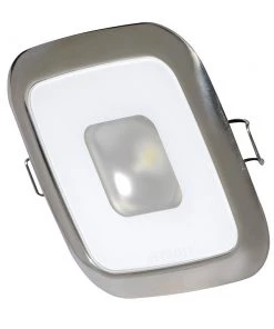 Lumitec Square Mirage Down Light - Spectrum RGBW Dimming - Polished Bezel [116117] Marine Lighting