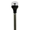 Attwood Marine Marine Lighting Attwood LightArmor All-Around Light - 12" Aluminum Pole - Black Vertical Composite Base W/Adapter [5557-PV12A7]
