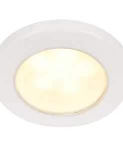 Marine Lighting Hella Marine EuroLED 75 3" Round Screw Mount Down Light - Warm White LED - White Plastic Rim - 12V [958109011]
