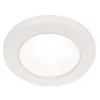 Hella Marine EuroLED 75 3" Round Screw Mount Down Light - White LED - White Plastic Rim - 24V [958110111]