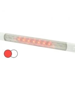 Marine Lighting Hella Marine Surface Strip Light W/Switch - White/Red LEDs - 12V [958121001]