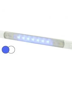 Hella Marine Surface Strip Light W/Switch - White/Blue LEDs - 12V [958121011]