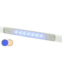 Marine Lighting Hella Marine Surface Strip Light W/Switch - Warm White/Blue LEDs - 12V [958121111]