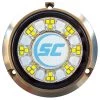 Shadow-Caster LED Lighting Marine Lighting Shadow-Caster SCR-24 Bronze Underwater Light - 24 LEDs - Bimini Blue/Great White [SCR-24-BW-BZ-10]