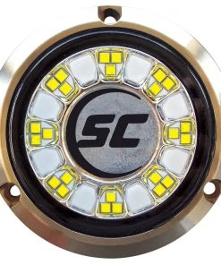 Shadow-Caster LED Lighting Shadow-Caster SCR-24 Bronze Underwater Light - 24 LEDs - Great White [SCR-24-GW-BZ-10]