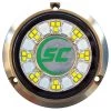Shadow-Caster LED Lighting Shadow-Caster SCR-24 Bronze Underwater Light - 24 LEDs - Aqua Green [SCR-24-AG-BZ-10]