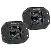 Marine Lighting RIGID Industries D-Series PRO Flush Mount - Spot LED - Midnight Edition - Pair - Black [212213BLK]