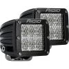 Marine Lighting RIGID Industries D-Series PRO Specter-Diffused LED - Pair - Black [502513]