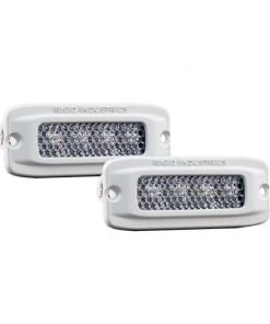 Marine Lighting RIGID Industries SR-Q Series PRO RGB Diffused LED - Flush Mount - Pair - White [965503]