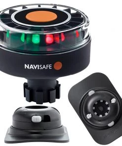 Navisafe Navilight Tricolor 2NM W/Navibolt Base RIB Mount - Black [342KIT2]