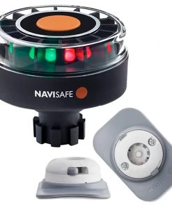 Marine Lighting Navisafe Navilight Tricolor 2NM W/Navibolt Base RIB Mount - White [342KIT4]