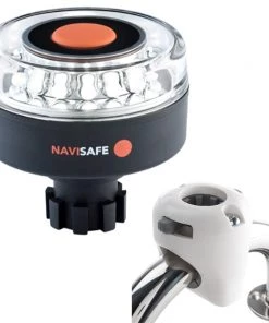 Navisafe Navilight 360 2NM W/Navibolt Base Rail Mount - White [042KIT3]