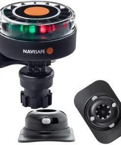 Navisafe Navilight 2NM Tricolor W/Navimount Base RIB Mount - Black [340KIT2]