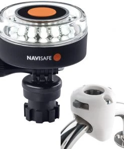 Navisafe Navilight 360 2NM White W/Navimount Base Rail Mount - White [040KIT3]