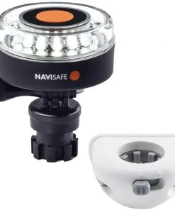 Navisafe Navilight 360 2NM White W/Navimount Base Vertical Mount - White [040KIT6]
