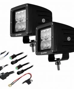 HEISE LED Lighting Systems HEISE 6 LED Cube Light - Flood Beam - 3" - 2 Pack [HE-CL32PK] Marine Lighting