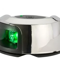 Attwood Marine Attwood LightArmor Deck Mount Navigation Light - Stainless Steel - Starboard (green) - 2NM [NV2012SSG-7] Marine Lighting