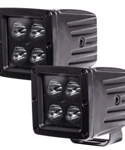 HEISE LED Lighting Systems HEISE Blackout 4 LED Cube Light - 3" - 2 Pack [HE-BCL2S2PK]