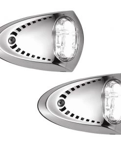 Attwood Marine Attwood LED Docking Lights - Stainless Steel - White LED - Pair [6522SS7]