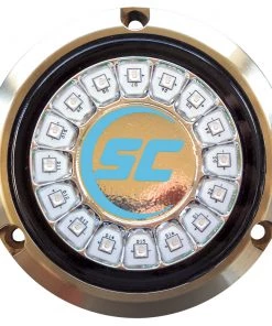 Shadow-Caster LED Lighting Marine Lighting Shadow-Caster Bimini Blue Single Color Underwater Light - 16 LEDs - Bronze [SCR-16-BB-BZ-10]