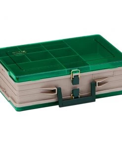 Plano Double-Sided 19-Compartment Satchel - Sandstone Green [111906] Tackle Storage