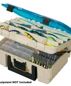 Plano Two-Tier Magnum Satchel - Beige/Blue [134900]