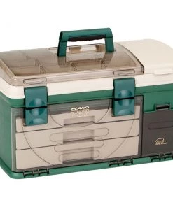 Tackle Storage Plano 3-Drawer Tackle Box XL - Green/Beige [737002]