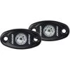 Marine Lighting RIGID Industries A-Series Black High Power LED Light - Pair - Warm White [482073]