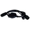 Transducer Accessories Raymarine Adapter Cable 25-Pin To 25-Pin 7-Pin - Y-Cable To RealVision Embedded 600W Airmar TD To Axiom RV [A80491]
