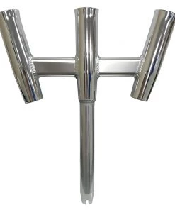 Fishing Rod Holders Tigress GS Trident Rod Holder - Straight Butt - Polished Alumunim [88160-1]