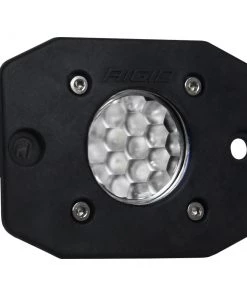 RIGID Industries Ignite Flush Mount Diffused - Single - Black [20631] Marine Lighting
