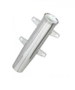 Lee's Tackle Lees Aluminum Side Mount Rod Holder - Tulip Style - Silver Anodize [RA5000SL]
