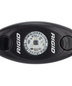 Marine Lighting RIGID Industries A-Series Black Low Power LED Light - Single - Neon White [480023]