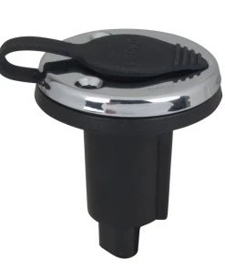 Marine Lighting Perko Spare Round Plug-In Base - 3-Pin - Chrome/Black [1045300DP]