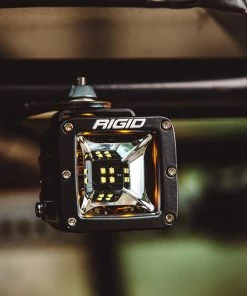 RIGID Industries Radiance Scene Lights - Surface Mount Pair - Black W/Amber LED Backlights [68204] Marine Lighting