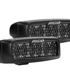 RIGID Industries SR-Q Series PRO Spot Diffused Midnight Surface Mount - Pair [905513BLK]