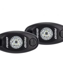 RIGID Industries A-Series Low Power Black Housing/White Light - Pair [482033]