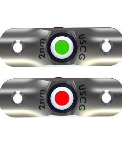 TACO Marine Marine Lighting TACO Rub Rail Mounted LED Navigation Light Set - 2-1/2" [F38-6800D]