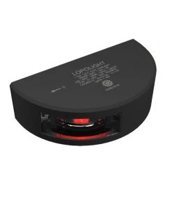 Lopolight Series 101-001 - Port Side Light - 1NM - Vertical Mount - Red - Black Housing [101-002-B]