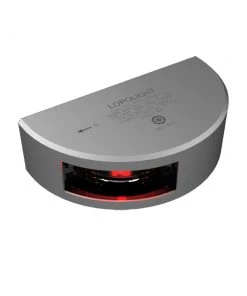 Lopolight Series 301-002 - Port Sidelight - 2NM - Vertical Mount - Red - Silver Housing [301-002]