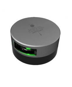 Lopolight Series 301-008 - Starboard Sidelight - 2NM - Horizontal Mount - Green - Silver Housing [301-008] Marine Lighting