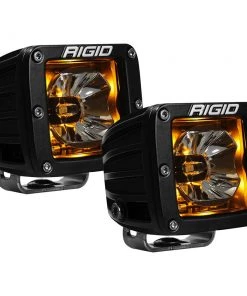 Marine Lighting RIGID Industries Radiance Pod Amber Backlight Black Housing - Pair [20204]