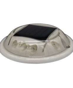 Marine Lighting Hydro Glow C1G Round Solar Dock, Deck Pathway Light - Green [C1G]