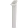Sea-Dog Narrow Gunnel Flush Mount Rod Holder - White [325061-1] Fishing Rod Holders