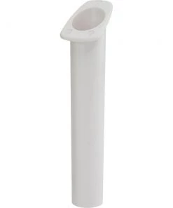 Sea-Dog Narrow Gunnel Flush Mount Rod Holder - White [325061-1] Fishing Rod Holders