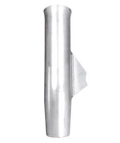 Tigress Weld On Aluminum Flared Rod Holder W/Blade Mill Finished 10" [66244]