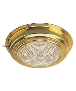 Sea-Dog Brass LED Dome Light - 5" Lens [400208-1]
