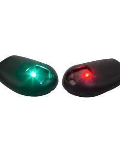 Sea-Dog Black Side Mount LED Navigation Lights - 1 NM - Port Starboard [400078-1]