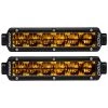 RIGID Industries 6" SR-Series SAE Compliant Fog Light - Black W/Yellow Light [906704] Marine Lighting